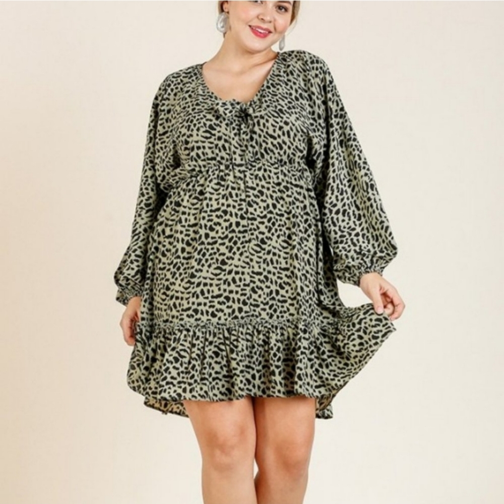 Umgee Animal Print Dress